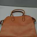 Vegan Leather Tote Bags for Women Large Tote Retro Top-handle Bag Trendy Work Bag PU Leather Purses (15.3" x 8.6" x 10.2", Brown)