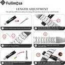 Fullmosa Bands Compatible with Apple Watch Band 41mm 40mm 38mm 46mm 49mm 45mm 44mm 42mm, Stainless Steel iWatch Band with Case for Apple Watch Series 11 10 9 8 7 6 5 4 3 2 1 SE3/2/1 Ultra3/2/1, 38mm 40mm 41mm, Silver and Gold