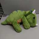 Brease Weighted Stuffed Animal - Green Dinosaur 25", 5 lbs, Weighted Plush