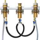 Upgrade R2707 Replacement for Faucet Roman Tub Rough-In Valve, compatible with Delta 2-Handle Roman Tub Bath Faucets, Brass