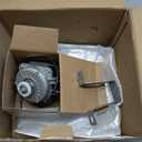 YZF10-20 Fan Motor AC 120V 10/55W 0.8A 60Hz 1550RPM, Fit for Refrigeration Equipment, Freezer, Radiator, Evaporator, Small Ventilation Equipment, Includes Base and 9in Fan Blade, Replace # APFM-101E