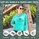 Kanu Surf Womens Gabby UPF 50+ Long Sleeved Active Rashguard & Workout Top (Green, M)