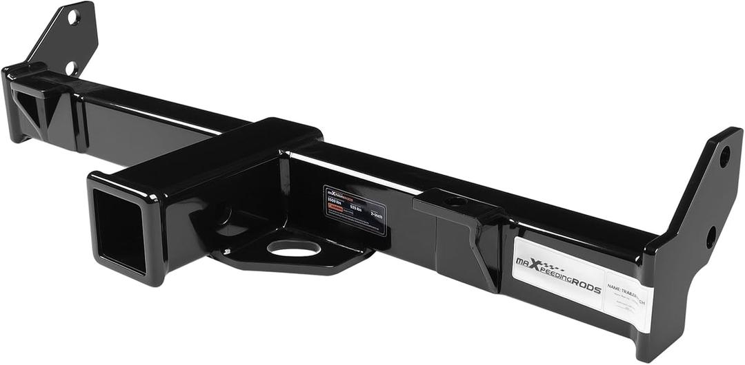 MaXpeedingrods 2 Inch Front Receiver Hitch, Assembly for 2007-2018 Jeep Wrangler JK, Excluding Hard Rock and 75th Anniversary bumpers