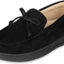 isotoner Men's Slip-on Indoor/Outdoor Microsuede Memory Foam Comfort Moccasin Slippers US 8-9