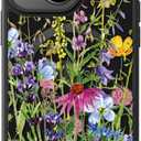 FUNMIKO for iPhone 15 Plus Case Wireless Charging & Military-Grade Protection - Cute Floral Design for Women Girls, Non-Slip Matte Cover with Shockproof Corners - Clusters of Wildflowers