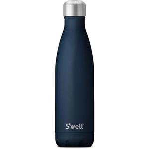 S'well Stainless Steel Water Bottle, 17oz, Azurite, Triple Layered Vacuum Insulated Containers Keeps Drinks Cold for 36 Hours and Hot for 18, BPA Free, Perfect for On the Go