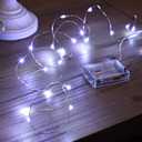 Ariceleo Led Fairy Lights Battery Operated, 4 Packs Mini Battery Powered Copper Wire Starry Fairy Lights for Bedroom, Christmas, Parties, Wedding, Centerpiece, Decoration (5m/16ft Cool White)