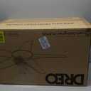 DREO Smart Ceiling Fans with Lights, Low Profile Ceiling Fan with Alexa/App, 52'' Dimmable Lighting & Color Tuning, RGB Ambient Light for Living Room, Game Room, Easy Installation, Quiet, Black