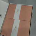 Crisky Embossed Thank You Cards (50 Pack) with Envelopes & Stickers Thank You Greeting Notes Bulk for Birthday, Baby Shower, Bridal Shower, Wedding, Graduation (Rose)