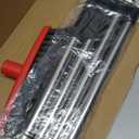 Heavy Duty Broom, 55 Inch Long Handle Outdoor Large Angle Brooms, Commercial Broom for Sweeping Indoor, for Home Garage Kitchen Office Courtyard Lobby Patio Lawn Concrete