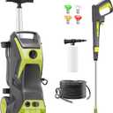Pressure Washer Electric Power Washer 4800PSI-Max 3.2GPM Power Washer Wash Machine Electric Powered with Foam Cannon for Car, Floor, Garage. (4800 PSI)