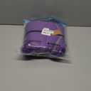 BRKURLEG Purple Dog Coat with Harness, Dog Winter Jacket, Dogs Onesie Body Warm Jackets, Small Dogs Winter Coats Reflective Windproof Warm Cold Weather Coats, Pet Waterproof Jackets, L