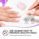 7 x Nail Ridge Filler For Damaged Nails: Gelike ec 8 in 1 Nail Strengthener for Thin Nails and Growth,Protein Nail Ridge Filler with Top Coat Free