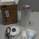 Milk Frother, Paris Rhne 4-in-1 Milk Steamer and Frother, Hot & Cold Foam Milk Warmer with Temperature Control, Auto Shut-Off Frothers for Coffee, Latte, Cappuccino, Macchiato (Pearl)