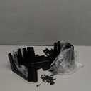 12 PCS 5 Inches Height Triangle Furniture Feet Chrome Polished, Triangle Cabinet Feet, Triangle Furniture Leg for Chair Table Cabinet Cupboard Sofa Couch Ottoman, Black