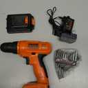 BLACK+DECKER 20V MAX POWERCONNECT Power Drill Cordless Drill Driver Electric Screwdriver with 30 Piece Bit Set and Drivers Kit, Battery and Charger Included (LD120VA)