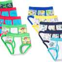 Disney Boys' Pixar Toy Story 100% Cotton Brief Multipacks With Woody, Buzz, Rex, Forky and More in Sizes 2-3T