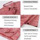 Alex Vando Mens Golf Shirt Moisture Wicking Quick-Dry Short Sleeve Casual Polo Shirts for Men (Red)