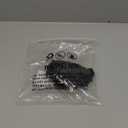 Milumia Women's Bikini Bottoms Solid Ruched Lettuce Trim Swim Bottom Swimwear (Large, Black)