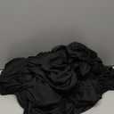 Cocktail Table Covers - 2 Pack 32"x 43" Black Cocktail Table Tablecloth with Natural Wavy Round Skirt for Bar Wedding Party Banquet