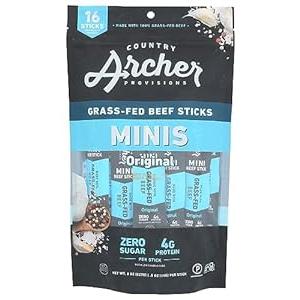 Country Archer Beef Sticks Original 4 OZ (Pack of 1)