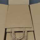 BagDream Gift Bags 8x4.25x10.5 100Pcs Brown Paper Gift Bags with Handles Bulk for Wedding, Party Favor, Grocery, Shopping, Retail, Merchandise Medium Kraft Paper Sacks