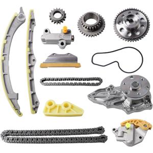 Timing Chain Kit with Water Pump for Honda Accord 2008-2013, Acura ILX 2013-2015, CR-V 2010-2014, TSX 2009-2014, Civic 2012-2015, Crosstour 2012-2015 | L4 2.4L DOHC Engine Only | OEM #14401R40A01