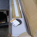 Ideal Pet Products Aluminum Pet Patio Door, Adjustable Height 77-5/8" to 80-3/8", 7" x 11-1/4" Flap Size, Mill/Silver