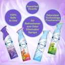 Febreze Air Freshener Odor Eliminator Spray, Assorted Scent Febreze & Bathroom Deodorizer, Original, Island Fresh, Linen Sky & Lavender, 4 Pack