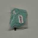 Aranmei Womens Sexy Eyelash Fishnet Lingerie Set Chain Babydoll Underwire Bra and Panty Sets with Garter Belt 4 Pieces (Medium, Light Green)