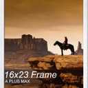 A PLUS MAX 16x23 Picture Frame White Light Weight Wall Mount