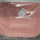 TIEHESYT Pink Car Seat Covers Full Set, Breathable Leather Automotive Front and Rear Seat Covers with Headrest, Waterproof Auto Seat Protectors Fit for Most Sedans SUV Pick-up Truck
