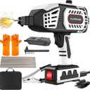 Portable Welding Machine,Upgraded 20-160A Output Handheld Welder,110V Current Adjustable ARC Welding Machine with 20pcs Rods,IGBT Inverter Hand Held Welder Fit for (Black)