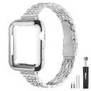 QUNDAXI Slim Watch Band Compatible with Apple Watch 41mm 45mm 42mm 44mm 40mm 38mm Metal stainless steel Watchband suitable for iWatch 87654321SE series Women Luxury strap (38mm 40mm 41mm,