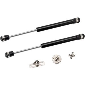 2 Pack Extended 10 inch Gas Prop Force 100N/22LB Gas Struts  Black Gas Springs/Window Lift and Lid Support/Gas Shocks for RV Bed Platform/Floor Hatch/Outdoor Bench/Cabinet/Tool Box