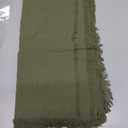 ACCENTHOME Accent Home 100% Cotton Napkins, Delicate Cloth Napkins for Dinners, Parties and Weddings18 x 18 Inch Set of 12 - Olive Green