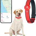 BONSO 2-in-1 GPS Tracker for Dogs: Smart Collar with Real-Time Location, No Monthly Fee, Unlimited Range (iOS Only) GPS Tracker Dog Collar- Ideal for Small, Medium Large Dogs(Tracker Included)
