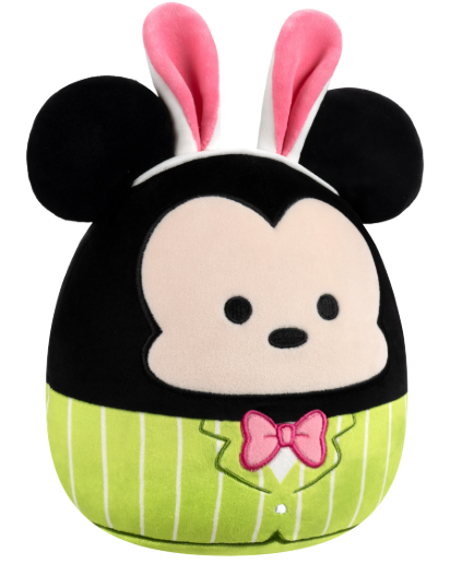 Squishmallows Official Jazwares Disney Characters 8-Inch Easter Bunny Minnie Mouse