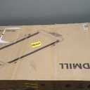 Walking Pad Treadmill with 12% Incline/Adjustable Height, Upgraded 3.5HP Walking Pad with Handle Bar, 4 in 1 Foldable Under Desk Treadmill, Electric Portable Treadmills for Home 350LBS, LED Display (Black)