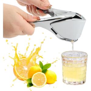 Stainless Steel Lemon Juicer, Manual Lemon Squeezer Handheld Citrus Squeezer Juice Extractor for Citrus Lime Orange