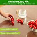 ETECHMART Clear Plastic Table Cover Protector Rectangle 42 x 80'', Thick Waterproof Transparent Table Protector for Dining Table, Non-Slip Heat Resistant Clear Desk Mat for Kitchen Office Desktop, 40 x 80 Inches