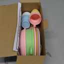 KidKraft 27-Piece Pastel Cookware Set, Plastic Dishes and Utensils for Play Kitchens, Gift for Ages 18 mo+