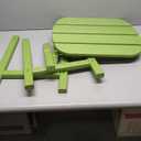 POLYWOOD SBT18LI South Beach 18" Outdoor Side Table, Lime