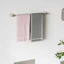24 Inch Brushed Nickel Towel Bar Towel Rack for Bathroom Kitchen Hand Towel Holder Dish Cloths Hanger SUS304 Stainless Steel Rustproof Wall Mount