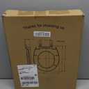 Ansffer Toilet Seat Round Soft Close16.5'', Toilet Lid Slow Close Quiet No Slam, Easy Installation & ReleaseSafe PP Material Easy Clean, Comfortable Ergonomic Design, 2 Years Support, White Plastic