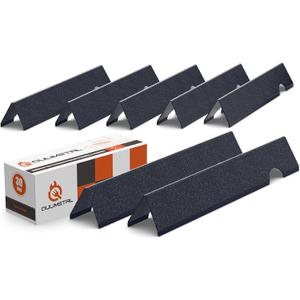 QuliMetal 66033 Flavorizer Bars for Weber GS4 Genesis 2 E-410/E-415/E-435, Grill Parts for Weber Genesis II LX E-440 Series Gas Grills, Upgraded 17" Porcelain Steel Grill Parts for Weber 66033 66796