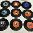 Leptek 6pcs Rock Roll Music Party Decor