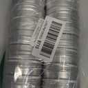 20 Pcs 2 Ounce Aluminum Tin Jar, 60 ML Refillable Tin Container, with Screw Lid, for Storing Spices, Candies, Candles, Silver