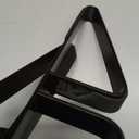 Freestanding Pet Gate for Dogs, Foldable Wooden Dog Gate for House, Indoor Pet Barrier for Stairs, Doorways, Support Feet Included, 24" Height 2 Panels, Brown