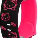 Cute Cat Engraved Band Compatible with Apple Watch Bands for Women 42/46/45/44/49mm, Funny Cartoon Pattern Soft Silicone Sport Strap for iWatch Series 11 10 9 8 7 6 5 4 SE/Ultra 3 2 1
